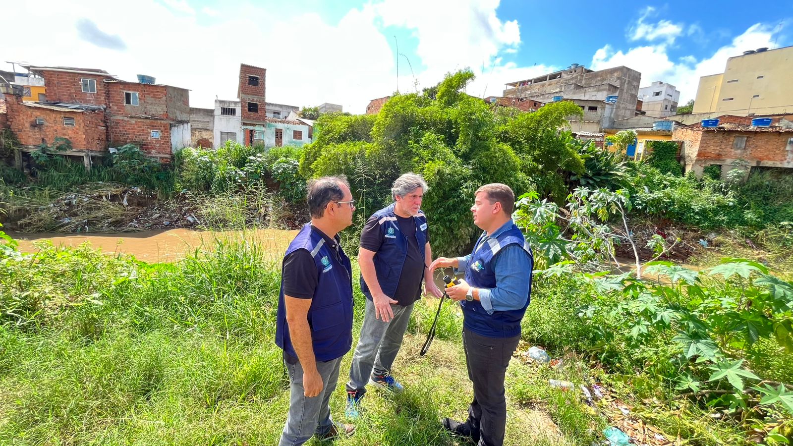Apac realiza vistoria técnica nas margens do Rio Tapacurá, em Vitória de Santo Antão